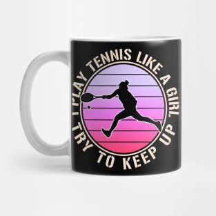 Vintage Women Tennis Mug